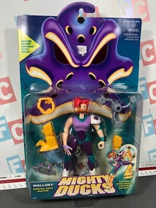 1996 Mattel Disney Mighty Ducks Series 1 Martial Arts Master Mallory Figure - Picture 1 of 3
