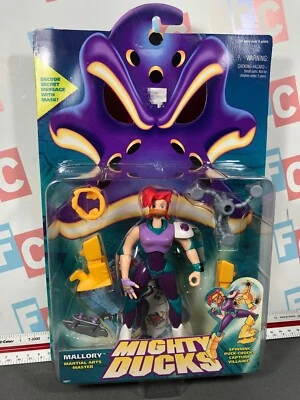 Figura Mattel Disney Mighty Ducks Serie 1 1996 Maestro de Artes Marciales Mallory Foto 1 de 3