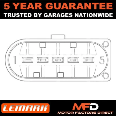 Lemark Mass Air Flow Meter Sensor Fits Audi TT 1998-2002 A3 1999-2000 1.8 - Image 1 of 4