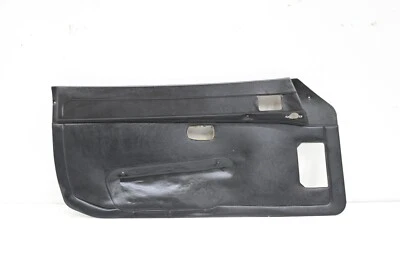 ⭐ Cubierta de panel de tarjeta interior de puerta del conductor delantero izquierdo Porsche 944 negra OEM Foto 1 de 4