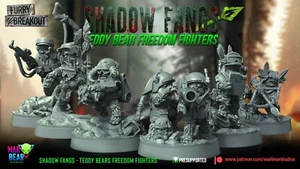 Shadow Fangs Teddy Bear Freedom Fighters ewok compatible star wars legion - Imagen 1 de 1