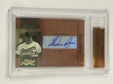 2004 Playoff Prime Cuts MLB Icons Signature #32 Nolan Ryan RGR auto /50 MLB-32