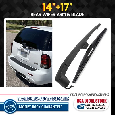 Rear Windshield Wiper Arm and Blade Set Replacement For Saab 9-7x 2006-2009 - Image 1 of 4