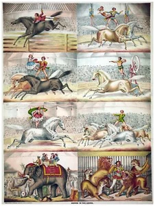 Deko Poster.Inneneinrichtung.Akten Zirkus Show.Zimmerkunst Deko.7008 - Bild 1 von 1