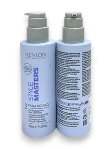 Revlon Style Masters 3 Fanaticurls Strong Curl Activator Lot of 2 x (5.1fl.oz) - Picture 1 of 1