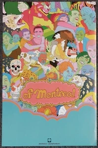 Of Montreal - Innocence Reaches - 2016 PÓSTER PROMOCIONAL 17" X 11" - Imagen 1 de 1