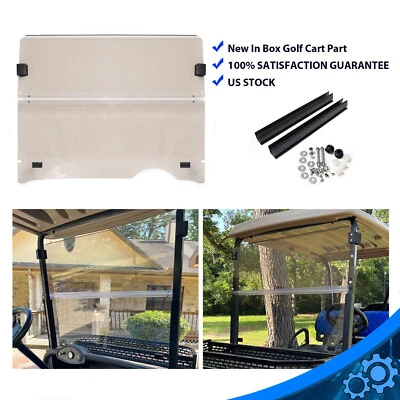 Carro de golf para EZGO RXV 2008-UP estilo plegable parabrisas tintado Foto 1 de 4