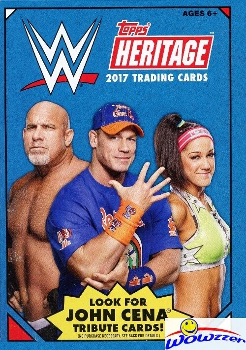 2017 Topps WWE Heritage Wrestling HUGE Factory Sealed HANGER Box-32 Cards! - Image 1 of 1