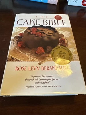 Vintage 1988 The Cake Bible By  Rose Levy Beranbaum Hardcover Dust Jacket Foto 1 de 4