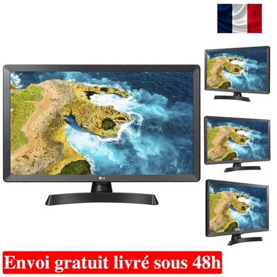Moniteur TV LED 24" LG HD 1366x768 avec Connectivité Wi-Fi et Bluetooth - Photo 1/4