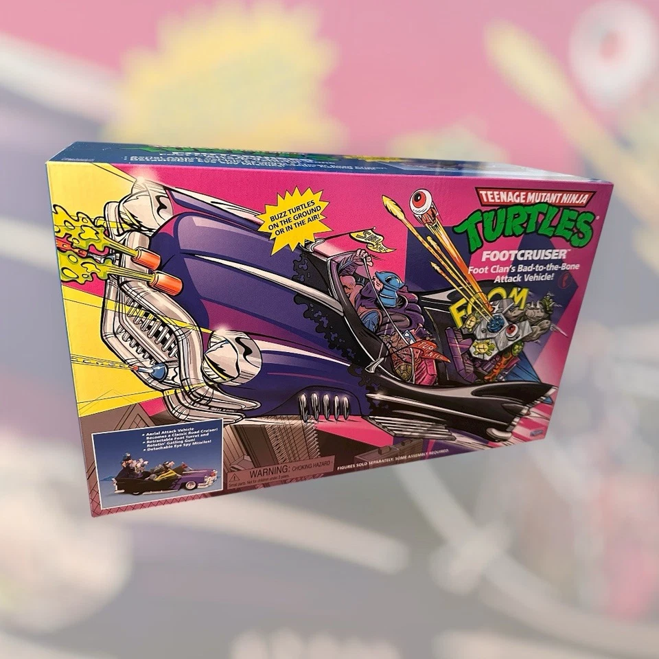 TMNT 经典足巡洋舰步兵玩伴玩具亚马逊独家全新! — 第 1/4 张图片