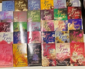 Lot of 30 Janet Dailey Americana Romance Series Novels Paperback Books 1980's - Bild 1 von 2
