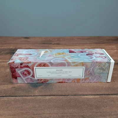 VOLUSPA 5 Velas Macaron Set Regalo Rosas Colección Velas Fragantes Foto 1 de 4