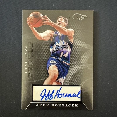 2011 PANINI ELITE JEFF HORNACEK AUTO BLACK  - Image 1 of 4