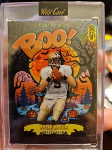 Drew Brees True 1/1 ¡Boo! Comodín Haunted Hits New Orleans Saints  - Imagen 1 de 4