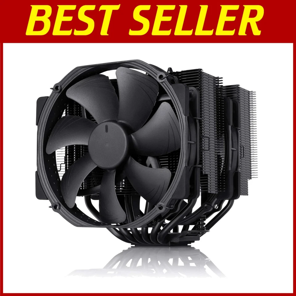 NH-D15 chromax.Black Dual-Tower CPU Cooler - Whisper Quiet 140mm Efficiency - Image 1 of 4