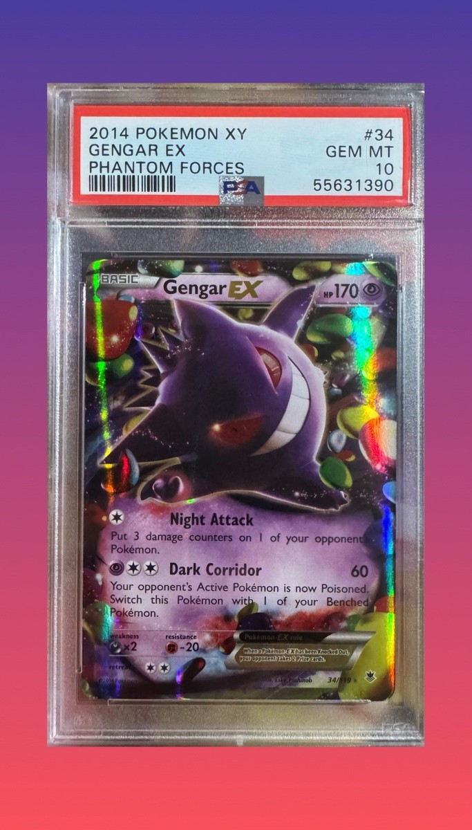 Gengar Pokémon TCG Phantom Forces Ultra Rare Individual Gengar Pokémon TCG Phantom Forces Ultra Rare Individual