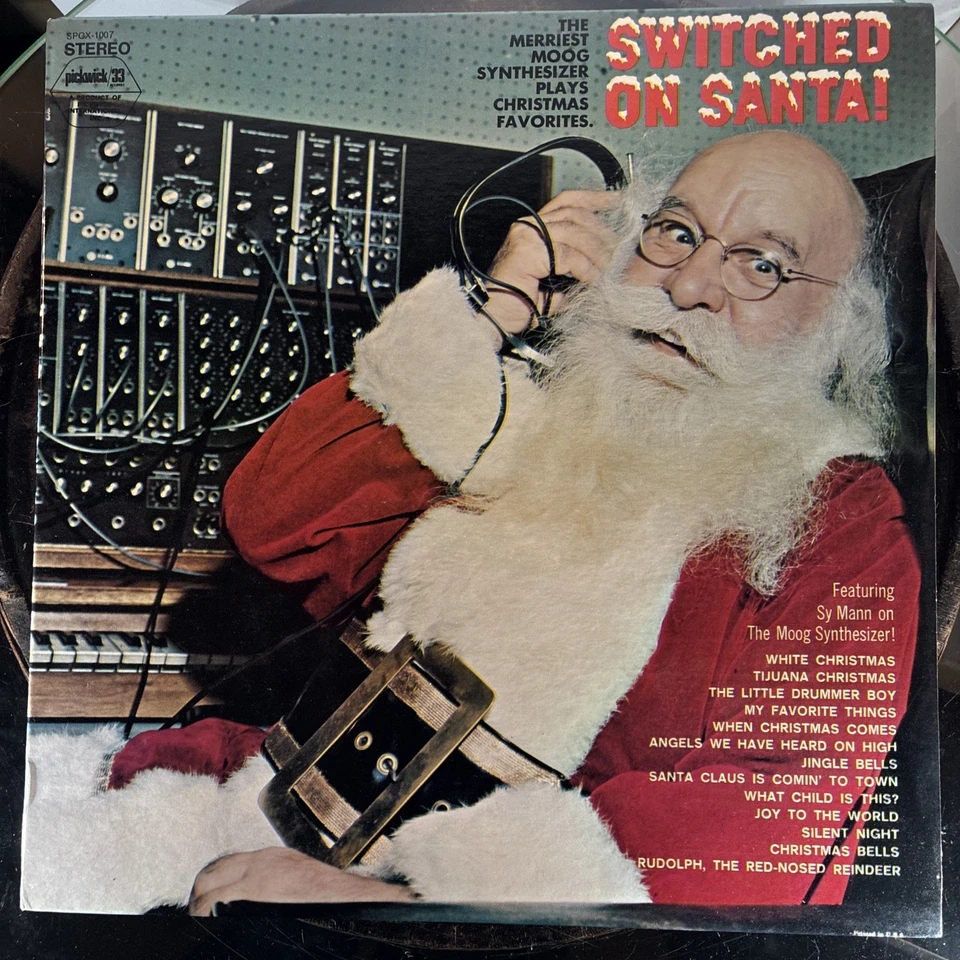 Switched On Santa* By: Sy Mann Vinyl LP 1969 VG+ Rare Pressing Read Description Foto 1 de 4