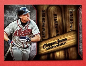 2015 Topps Heart of the Order Chipper Jones #HOR-9 Atlanta Braves (MVP/HOF) - Imagen 1 de 2