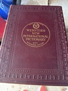 Webster's New International Dictionary W/ Reference History 1927 Merriam Series - Bild 1 von 6