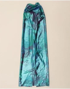 SANLORENZO Womens Strapless Dress UK 12 Medium Turquoise Camouflage AC08 - Picture 1 of 4