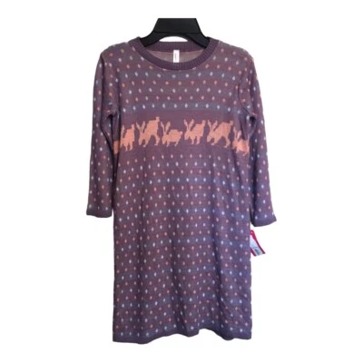 xhilaration By Target Girls Sz L Bunny Dress Rabbits Easter Cute Pastel Dress - Image 1 of 4