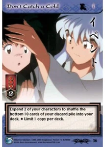 InuYasha TCG Don't Catch a Cold - Shimei #36 - Picture 1 of 2