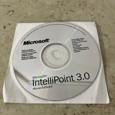 Genuine Microsoft IntelliPoint 3.0 Mouse Software CD-ROM - Image 1 of 3