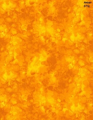 Tela de algodón tono sobre tono liso por Timeless Treasures AMBER naranja tonal Foto 1 de 4