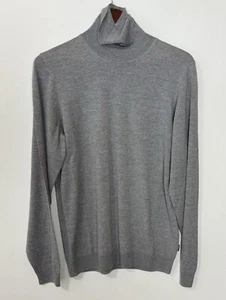 Hugo Boss Musso Virgin Wool Turtleneck Sweater Size L RETAIL $178 #101 - Picture 1 of 5