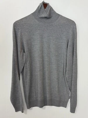 Hugo Boss Musso Virgin Wool Turtleneck Sweater Size L RETAIL $178 #101 - Image 1 of 4