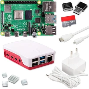 Raspberry Pi 4 Model B Kit de démarrage pour ordinateur de bureau Blanc 16 Go - Afbeelding 1 van 7