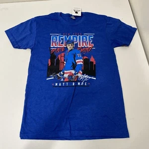 500 Level Adult New York Rangers Matt Rempe #73 Empire State Royal T-Shirt M - Picture 1 of 2