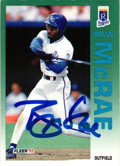 1992 Fleer MLB Baseball AUTOGRAPHED signed Card - YOU PICK For Your Set COA - Image 1 of 1