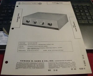 PACEMAKER 6 CHANNEL 10 WATT AUDIO AMPLIFIER MODEL: 2215 (SAMS PHOTOFACT 423-16) - Picture 1 of 1