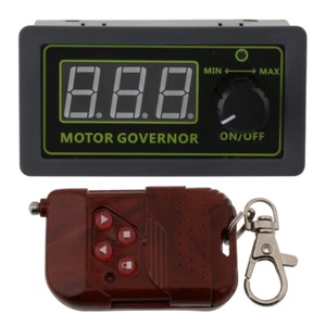 DC 7-60V Digital Display PWM Brushed Motor Speed Controller w/ Wireless Remote - Picture 1 of 6