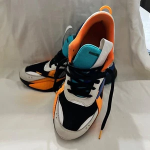 Puma RS-X Mens Size 12 Orange Turquoise Athletic Running Shoes 375574-01 clean! - Picture 1 of 7