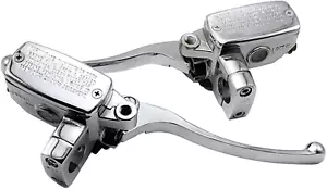 US Chrome Brake Master Cylinder Clutch Levers for Suzuki Intruder 800 1400 1500 - Picture 1 of 12