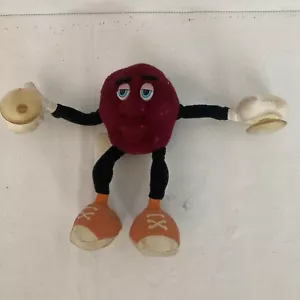 Vintage California Raisins Plush Window Cling APPLAUSE ORANGE SHOES - Picture 1 of 3