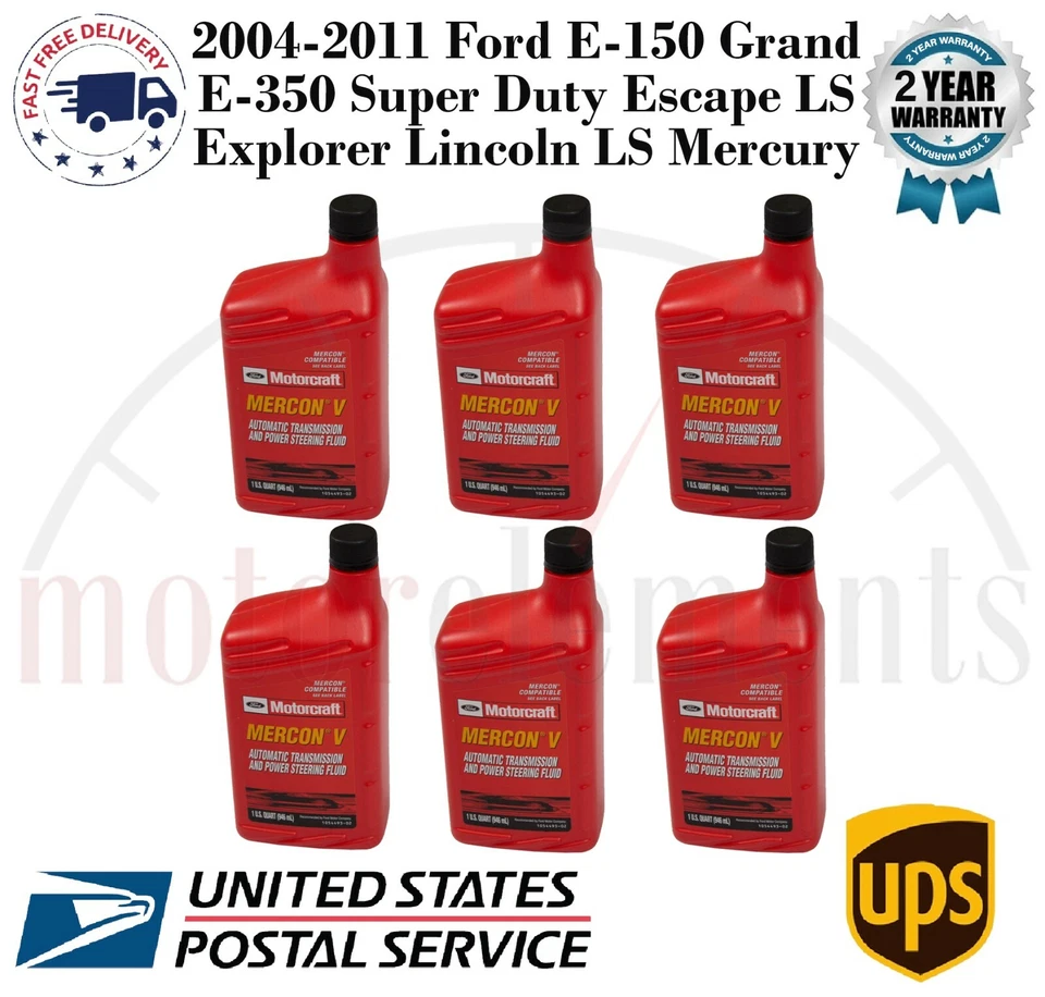 Líquido de transmisión para 04-11 Ford Lincoln LS Mercury Grand Marquis Mariner Milan Foto 1 de 4