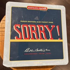 SORRY Nostalgie Editon in Sammeldose Vintage 1958 Klassiker Brettspiel Neu - Bild 1 von 3
