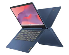 Lenovo IP Slim 3 Chrome 14M868 14" Touch (64GB eMMC, MediaTek Kompanio 520, 2.00 GHz, 4GB) Laptop - Abyss Blue - 82XJ0000US