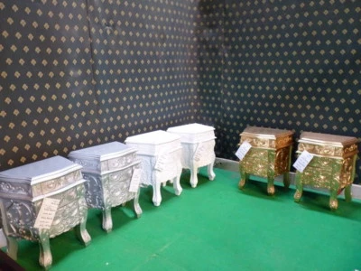 Mahogany Chunky French style Rococo Bedside  ~ Colour and size choices available - Image 1 of 4