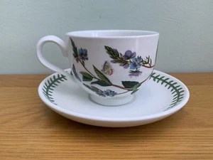 Portmeirion Botanic Garden Cup and Saucer Set Speedwell (Veronica Chamaedrys) - Picture 1 of 10