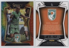 2015-16 Panini Select Tie-Dye Prizm /30 Yaya Toure (Ball Back Photo Variation)