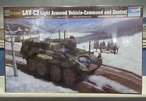 TRUMPETER USMC LAV-C2 LIGHT ARMORED VEHICLE-COMMAND. 1:35 Kit 00371 ~ New Sealed - Picture 1 of 3