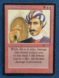 MTG 1x Ali from Cairo MP Arabian Nights Magic the Gathering - Reserved List - Picture 1 of 4