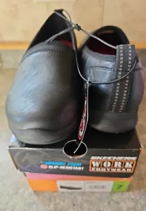 Skechers NORBAC Calzado de Trabajo Mujer Talla 8.5 Zapatos Espuma con Memoria Resistente al Deslizamiento Negro - Imagen 1 de 4
