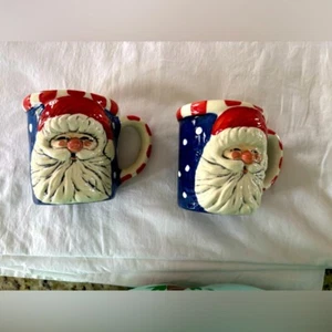 Vintage handbemalte Weihnachtstassen nagelneu sehr schön gemacht - Bild 1 von 5