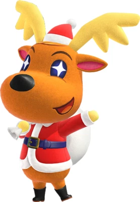 MARKENLOS #217 Mini Amiibo Karte für Animal Crossing Jingle / Chris Nintendo Switch